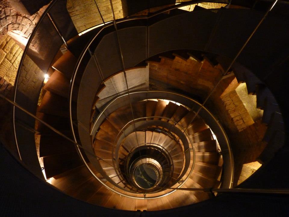 stairwell in a managed, shared property